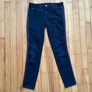 Hugo Boss Premium Denim Mens 28x34 Super Skinny Slim Jeans Black